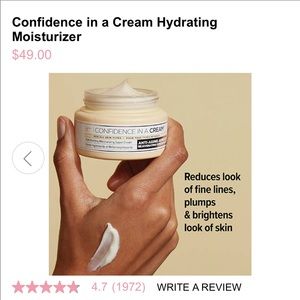 Confidence in a Cream Hydrating Moisturizer